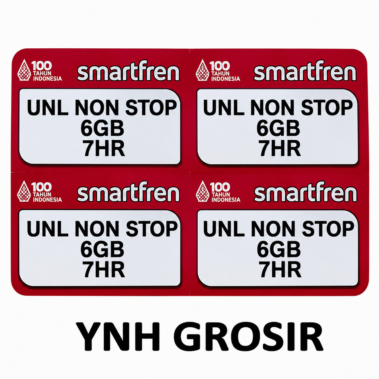 Voucher smart UNLIMITED NONSTOP 6GB 7HR